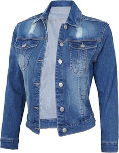 Chaquetas Vaqueras Clásicas Holgadas para Mujer, Ecológicas, Elegantes, Ropa de Abrigo de Moda para Otoño e Invierno, Personalizables, Casuales, Modernas, al por Mayor - Product Image 6