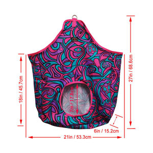Nueva Bolsa de Heno de Nailon Resistente con Cuerda para Caballos, Bolsa de Heno Resistente con Correas Ajustables para Mayor Comodidad - Product Image 2