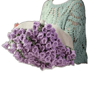 Couverture Bouquet de Roses et de Muguet Faite à la Main, Kit de Matériaux DIY, Dégradé Créatif, Cadeau pour Petite Amie - Product Image 5