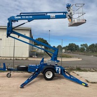 Nouvelle Plateforme de Travail Aérienne Hydraulique sur Chenilles Genie TZ-34/20 pour la Construction et l'Entretien - Grue Araignée