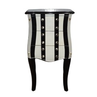 Table de chevet de style provincial français, lampe de chevet antique italienne, en bois d'acajou, pour l'ameublement de la maison européenne
