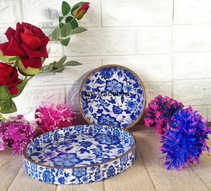 Bandeja de madera MDF de calidad superior ecológica Tradebyd, diseño móvil moderno para decoración del hogar, comedor y necesidades de servicio - Product Image 2