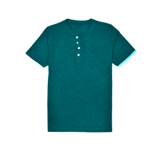 เสื้อยืดเฮนลีย์ผู้ชาย ผ้าฝ้าย 100% แขนสั้น คอติดกระดุม สไตล์ลำลอง เป็นมิตรกับสิ่งแวดล้อม ระบายอากาศได้ดี - Product Image 1