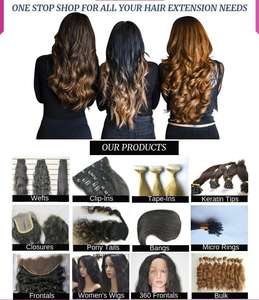 2025 último estilo templo Indio Extensión de cabello trenzado rizado trama 3 paquetes de cabello humano negro natural crudo con estilo ondulado mujeres - Product Image 4