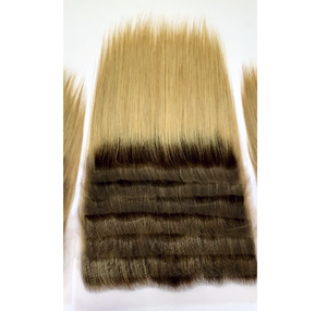 Vietnam Factory Ombre Rubio Frontal Cabello Humano Virgen Remy en Extensión de Cabello Super Doble Dibujado - Product Image 1