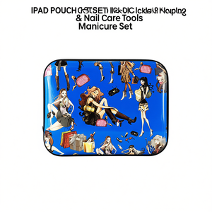 iPad Pouch Gift Set Mixed <b>Makeup</b> & Nail Care <b>Tools</b> Manicure Set - Product Image 2
