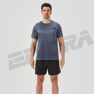 Camisa de tela de mecha estirable para hombres Premium Comfort Casual Fit Soft Touch Gymwear Top Daily Style Transpirable Activewear Look - Product Image 1