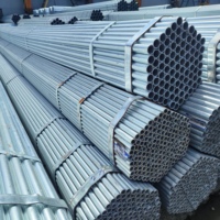 Tuyau en acier structurel galvanisé à chaud ASTM A500 S355 pour montage solaire, 275 g/m², zinc, usine de Tangshan, prêt pour le soudage et le pliage