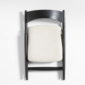 เก้าอี้ไม้สักพับได้เก้าอี้รับประทานอาหารแบบพรีเมี่ยมพับได้ทำจากไม้สักแข็งสำหรับกลางแจ้งและในร่มประหยัดพื้นที่เฟอร์นิเจอร์ไม้ - Product Image 6