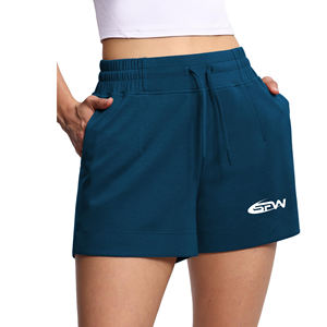 Women Sport Style Casual Shorts with <b>Mesh</b> Side Panels Quick-Dry Fabric Elastic Waist Pockets for Gym Outdoors Lifestyle Fashion - Product Image 1