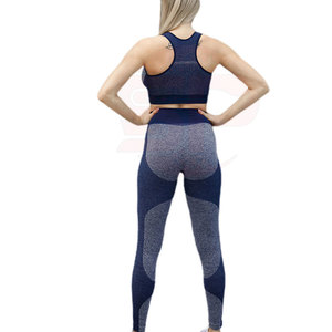 Conjunto de yoga sin mangas para mujer Conjunto de yoga para gimnasio de la mejor calidad Conjunto de yoga para ropa activa en el mejor material - Product Image 5