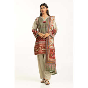 Conjunto de Traje de 3 Piezas con Estampado Jacquard para Mujer IUSTKSD-1169 - Product Image 2