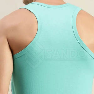 Camiseta sin Mangas para Hombre de Primera Calidad, Tejido Transpirable 100% Algodón, Corte Holgado, Deportiva, para Gimnasio y Fitness - Product Image 5