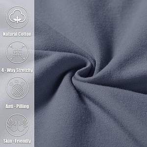 Pantalon de survêtement de yoga en coton pour hommes pantalon de salon athlétique pantalon en jersey décontracté à fond ouvert pour hommes avec poches - Product Image 2