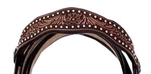 Selles de cheval occidentales fabriquées à la main de qualité supérieure cuirasse sculptée et têtière en cuir usiné produits pour chevaux en gros - Product Image 5