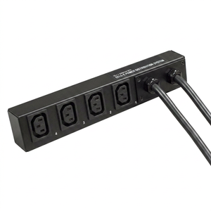 Neutral Power Redundant Switch 230V 32A 10พอร์ต IEC C13 2 x อินพุต IEC309จอ OLED รุ่นสีดำ - Product Image 1