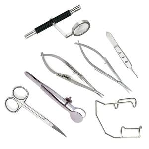 Ensemble de chirurgie oculaire vétérinaire de marque privée de 7 pièces, kit de chirurgie oculaire vétérinaire, kit d'instruments ophtalmiques vétérinaires, instruments vétérinaires - Product Image 2