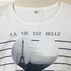 Camiseta personalizable de algodón con logotipo de gráficos para mujer, manga larga recortada cuadrada con lentejuelas y decoraciones de diamantes, estilo informal - Product Image 2