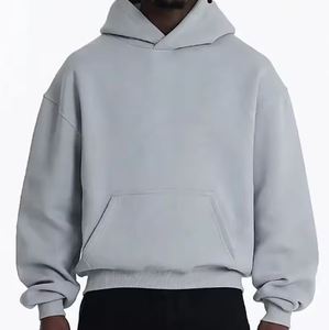 Sweat à capuche surdimensionné pour hommes Tissu épais en coton de haute qualité OEM Logo personnalisé Fournisseur en gros - Product Image 5