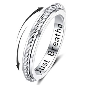 Bague Éternité Carrée en Argent S925 Plaqué Or 14K et Rhodium avec Sertissage clos de Zircons Cubiques – Bijou Fin pour Femme, Idéale Mariage et Fêtes - Product Image 2