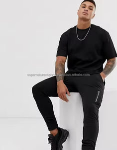 T-shirt blanc de haute qualité en coton épais T-shirt noir surdimensionné pour hommes pakistanais - Product Image 4