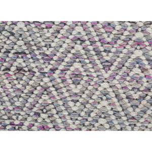 พรมจาไพร US-Abrash ลายเรขาคณิต สีแดงและสีส้ม ทอแบบเรียบ ทำจากขนสัตว์และใยวิสโคส รุ่น ADWV-13047 สำหรับใช้ในบ้าน - Product Image 3