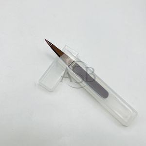 Pinzas para cejas con punta afilada de oro rosa, pinzas para cejas con logotipo personalizado, pinzas para depilar el cabello de acero sostenible - Product Image 3