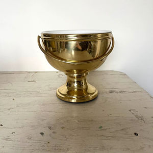 Simple Gold Cup Shaped Ice Bucket For Formal <b>Dining</b> <b>Table</b> Use Events Elegant Beverage Cooler Home Bar Tabletop Display - Product Image 6