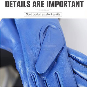 2024 nouveauté luxe personnalisé mode cuir gants Style uni pour extérieur décontracté fête sport voyage scènes - Product Image 6