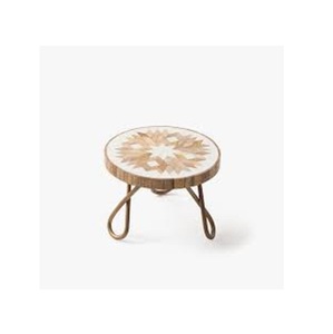 Soporte de pastel con incrustaciones de hueso blanco Soporte de pastel con incrustaciones de resina Soporte de pastel con incrustaciones de hueso Diseño personalizado Color con la mejor calidad de la India - Product Image 1