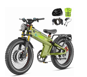 PRECIO INCREÍBLE Bicicleta Eléctrica A9 Pro Max Versión 2025, 60V, Motor Dual Solar, Fibra de Carbono OEM, 12 Velocidades, 3 Años de Garantía, Origen EE. UU. - Product Image 1