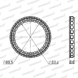 Sprag SGBW02 para Aisin Warner Ford Hyundai / Kia VW / Audi TF-80SC; TR-80SD AF40 A6LF3; A6MF2; A5HF1 0C8 - Product Image 2