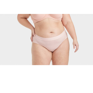 Mutandine Hipster da Donna Auden in Cotone Elasticizzato Rosa, a Vita Alta/Media, con Funzione Sollevamento Fianchi, Sottili, Tinta Unita, ODM 2XL (XL) - Product Image 3