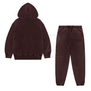 Nueva llegada chándales de lavado ácido de alta calidad Material transpirable duradero conjuntos de invierno estilo - Product Image 2