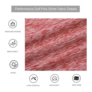 Camisetas de golf personalizadas de alta y calidad superior para hombres Polo Dry Fit Camisa de manga corta con cuello con 240 GSM 100% poliéster - Product Image 5