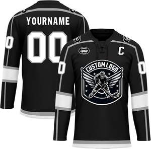 Maillot de hockey sur glace personnalisable Factory Direct Sportswear Tissu respirant pour une flexibilité et un confort améliorés - Product Image 1