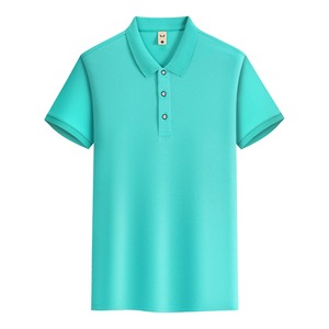 Polo de golf haut de gamme 240 GSM tricot piqué de coton épais à manches courtes coupe élégante et élégante avec broderie personnalisée Logo Performance - Product Image 5