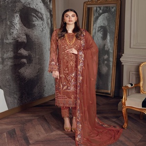 ชุดสูทชีฟองปักลาย3ชิ้นสำหรับผู้หญิงชุดงานแต่งงานแบบดั้งเดิมสำหรับผู้ใหญ่ - Product Image 3