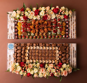 One-of-a-kind Deluxe Touch Glossy Look Plateau de service en nacre fait à la main pour le Ramadan Eid - Product Image 2