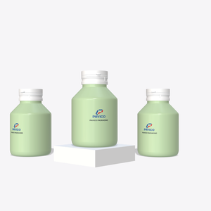 Tarro cilíndrico de plástico PET con impresión personalizada de alta calidad de Pavico Vietnam, tapa de 150/200ml para embalaje de píldoras de vitaminas medicinales - Product Image 6