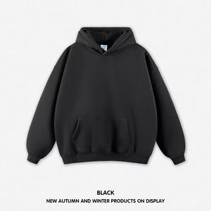 Sudaderas con Capucha para Hombre, al por Mayor, 410 g/m², 100% Algodón, Calidad Premium, Diseño de Hombros Caídos, Corte Regular, Estilo Puff, para Invierno - Product Image 6