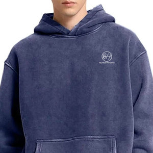 Service OEM, faible MOQ, sweats à capuche basiques respirants pour hommes, effet délavé à l'acide, dernier design, sweats à capuche effet délavé à l'acide les plus vendus pour la vente en ligne - Product Image 4