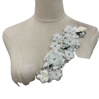 Patch en dentelle brodée de fleurs de haute qualité toutes les couleurs