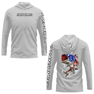 Chemise de pêche camouflage Upf 50 masque à capuche à manches longues été Camisa De Pesca haut à séchage rapide Protection solaire vêtements de pêche - Product Image 2