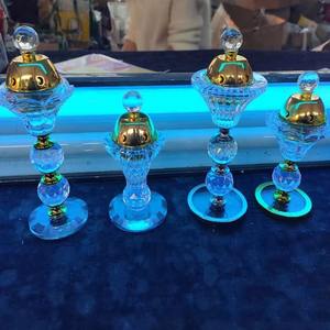 Ramadan spécial moyen-orient métal et cristal brûleur d'encens et diffuseur d'aromathérapie amélioration de l'atmosphère élégante - Product Image 4