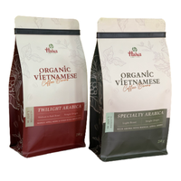 Arabica Hoge Kwaliteit Geroosterde 0.25Kg Rijk Aroma Van Rijp Fruit Gladde Zoete Flash Levering Direct Fabriek Viet Nam Bean Export