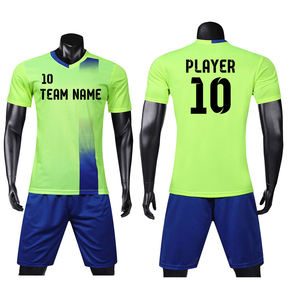 Vente en gros Nouveau style avec logo personnalisé et tissu Vêtements de football originaux Vêtements d'uniforme de football - Product Image 5