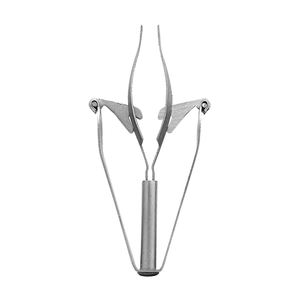 Pince à épiler professionnelle automatique à pointe inclinée de 10 cm en acier au carbone de haute qualité, luxe/classique, pour sourcils et précision des poils - Product Image 2