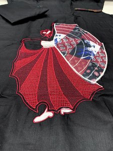 Con hermosos conjuntos de trajes en Soft Tesla Slub Top con Plazzo, está bellamente decorado con trabajo de múltiples hilos - Product Image 5