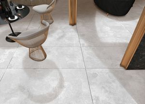 กระเบื้องพอร์ซเลนสีขาวเสาหินแกะสลักสไตล์ยุโรปสมัยใหม่ขนาด600x1200มม. กันลื่นผิวด้านการตกแต่งภายในวิลล่าแบบแข็งต้านเชื้อแบคทีเรีย - Product Image 3